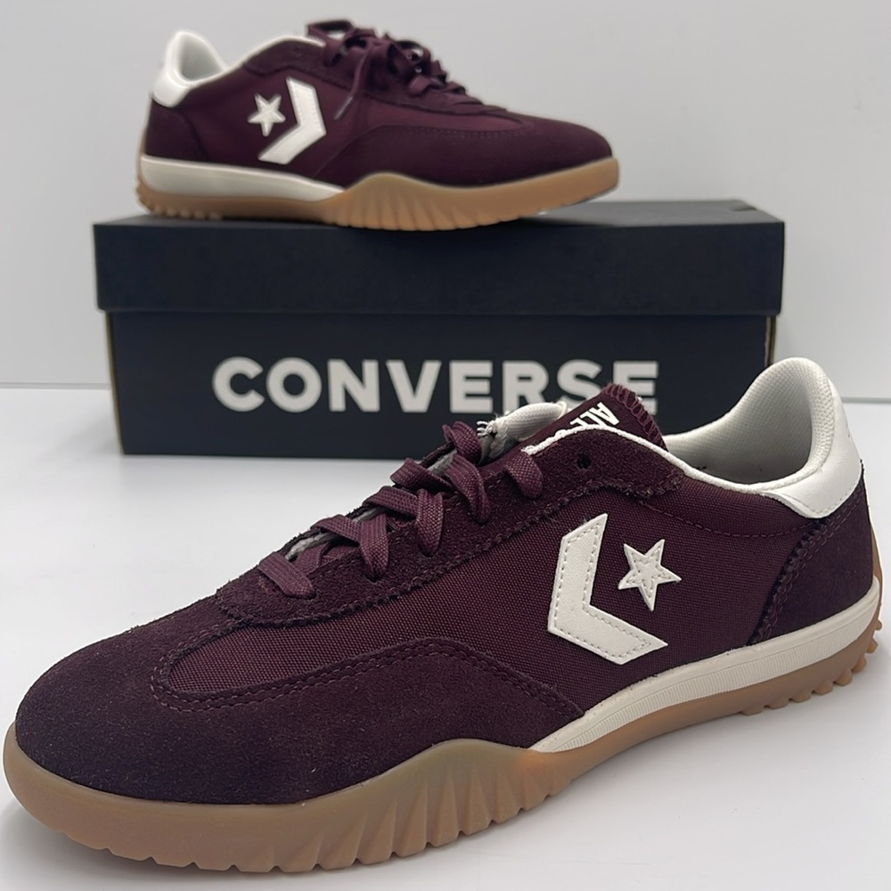 Converse Men’s RUN STAR TRAINER OX BLOODSTONE/EGRET/WHITE A13360C Sneakers - Picture 15 of 16